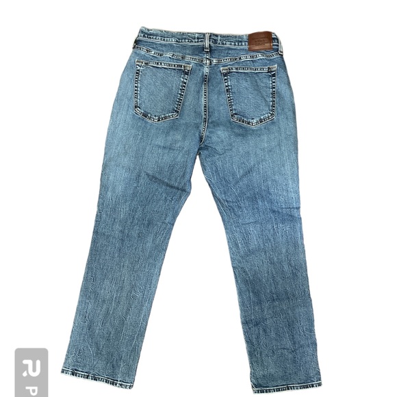 Abercrombie & Fitch Jeans Y2K Signature Stretch Athletic Straight W33 L28 1/2 - Picture 4 of 13